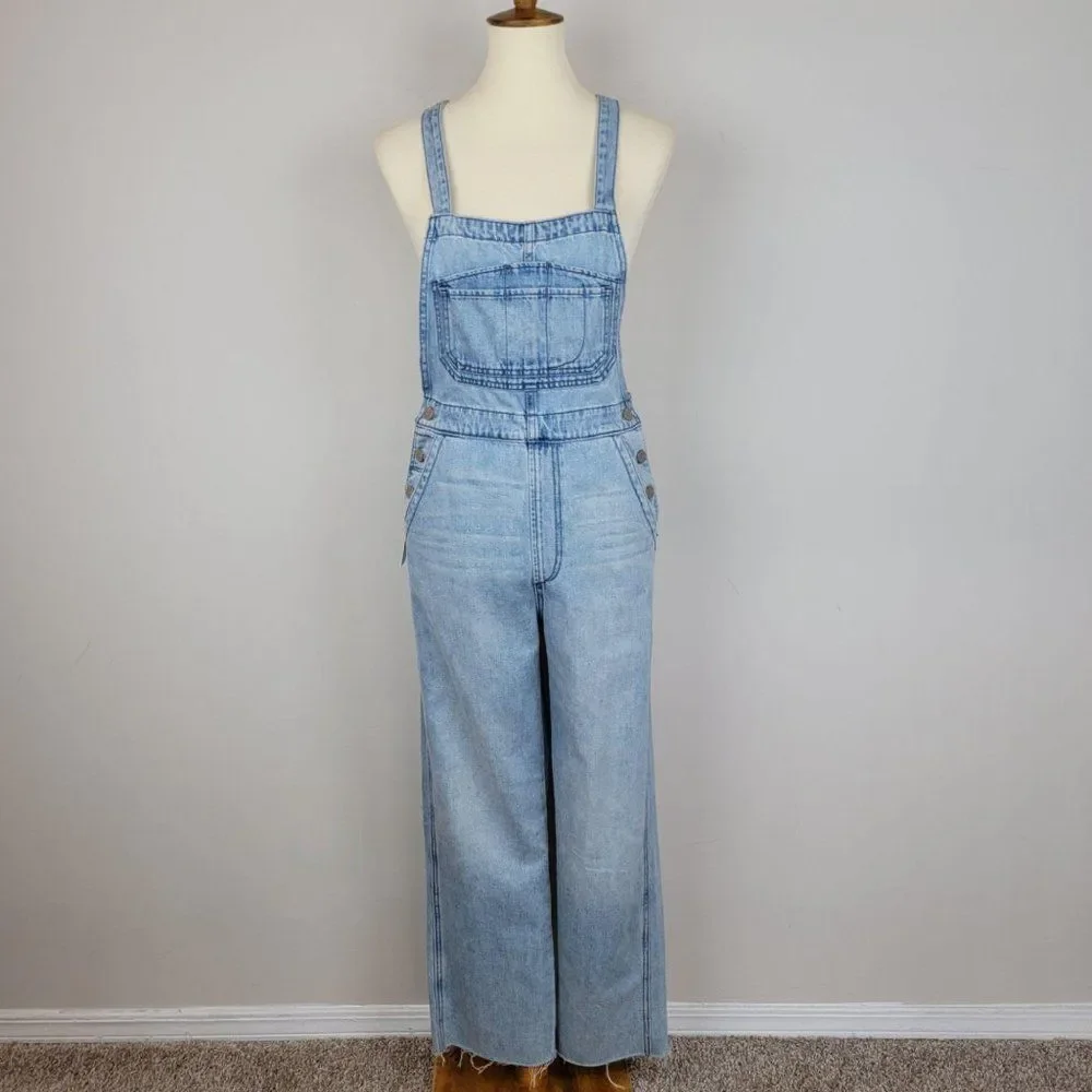 Joe's Captivate The Wide Leg High Rise Overall Jea - Picture 5 of 16